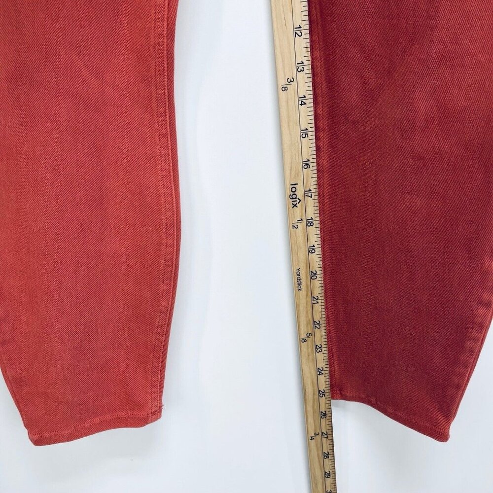 Spanx Leggins Pants Size XL Women’s Ankle Jeanish Island Orange Flawed - Picture 6 of 12